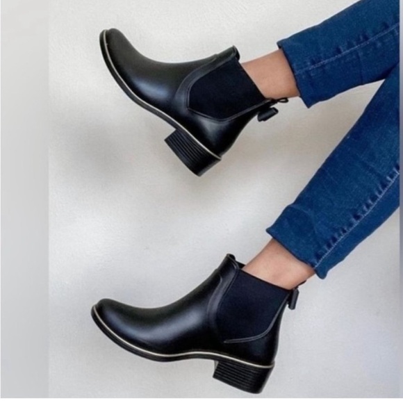 Kate Spade Solstice Rain Boots Black Size 10 - Picture 1 of 9